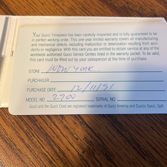 Vintage authentic Gucci, 2700 women’s cable, bangle, rope watch. - Picture 7 of 13